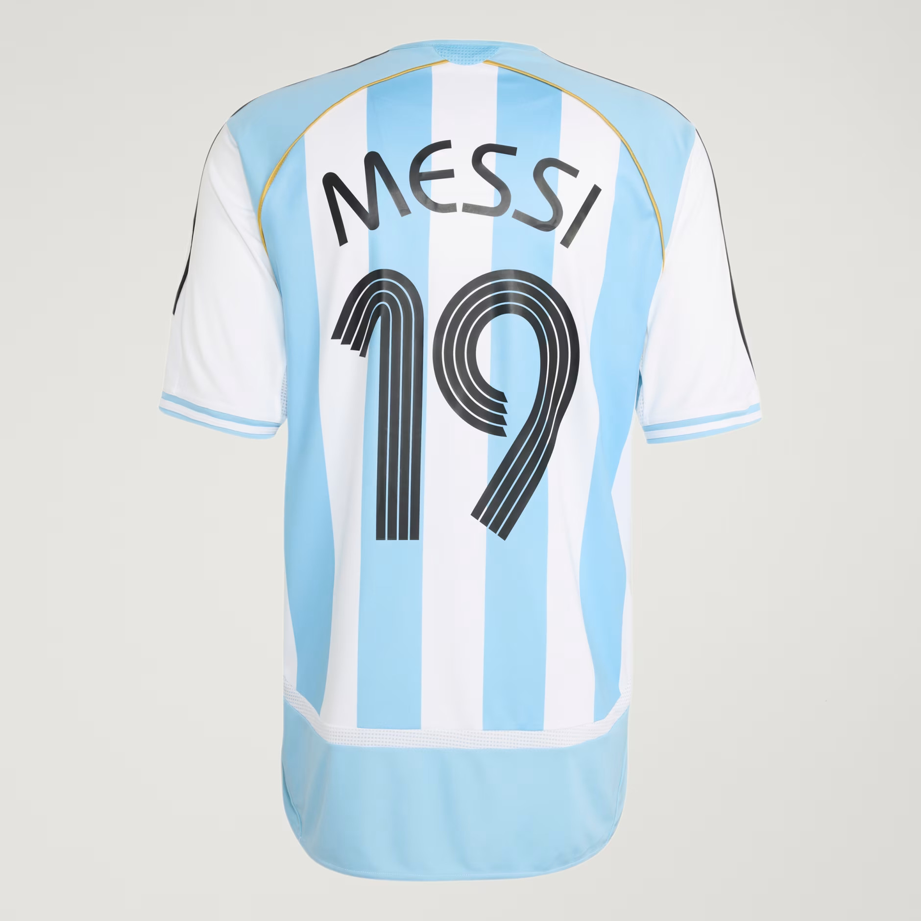 2006 Argentina Retro Home Shirt with Nameset
