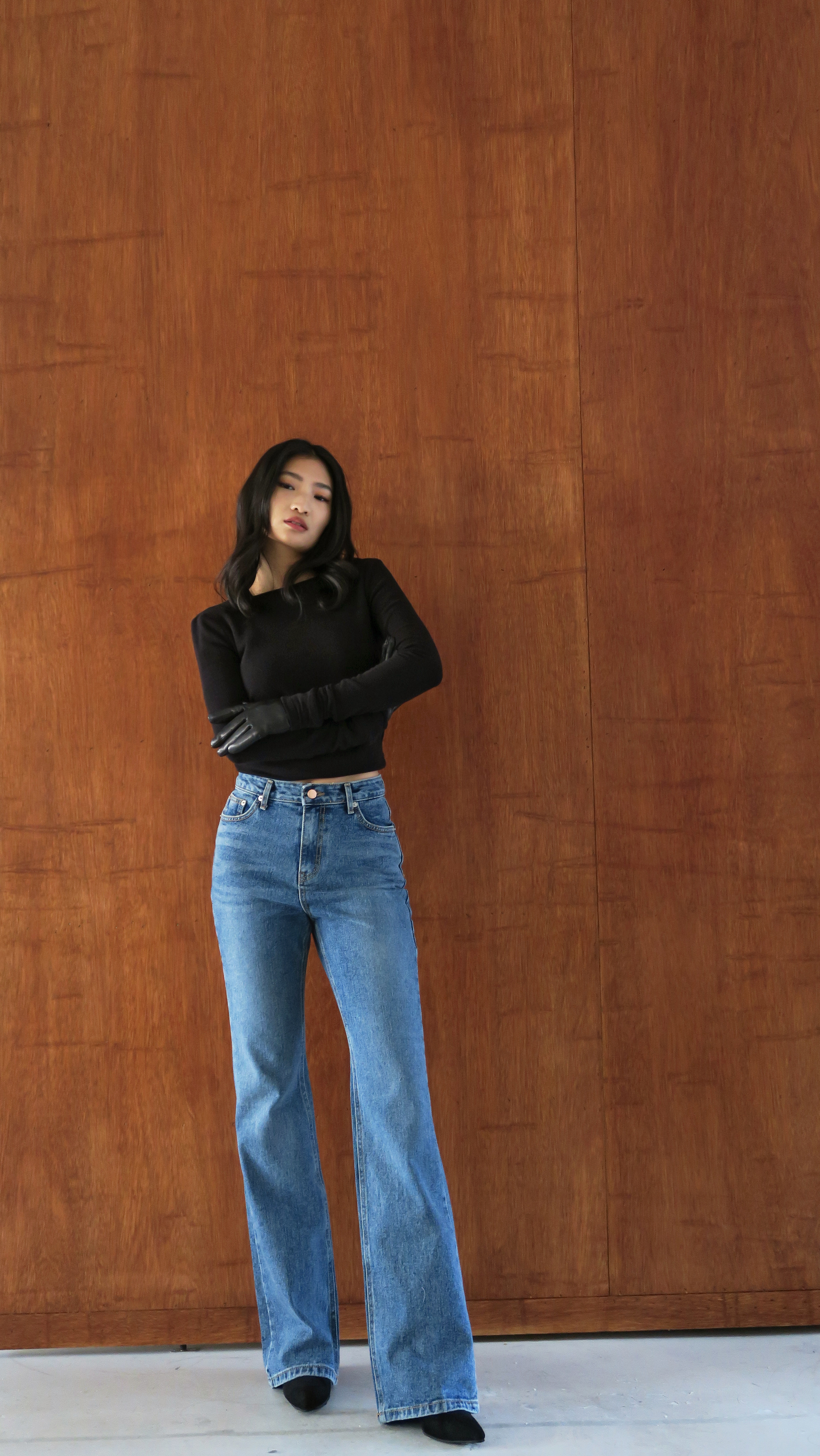 微喇吧牛仔褲#561