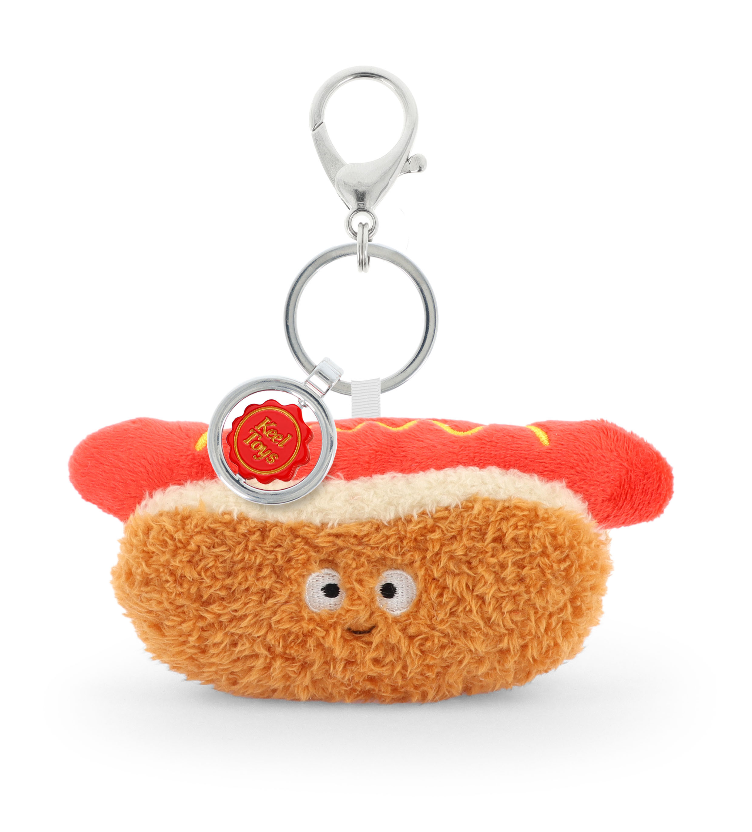 Keel Toys Keeleco Bag Charm Hot Dog 熱狗 吊飾/鑰匙圈