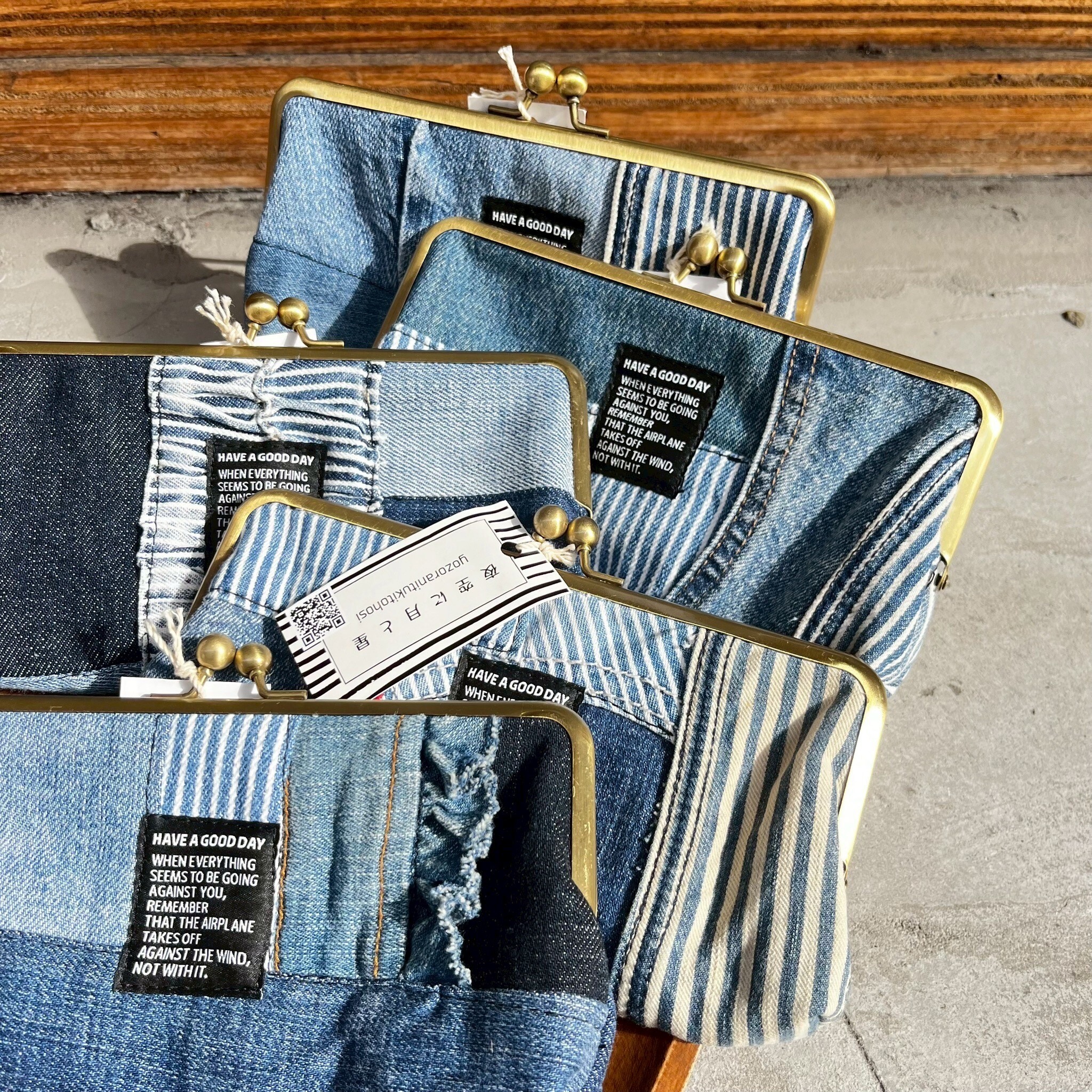 [夜空に月と星] 丹寧口金眼鏡盒 | yozora015