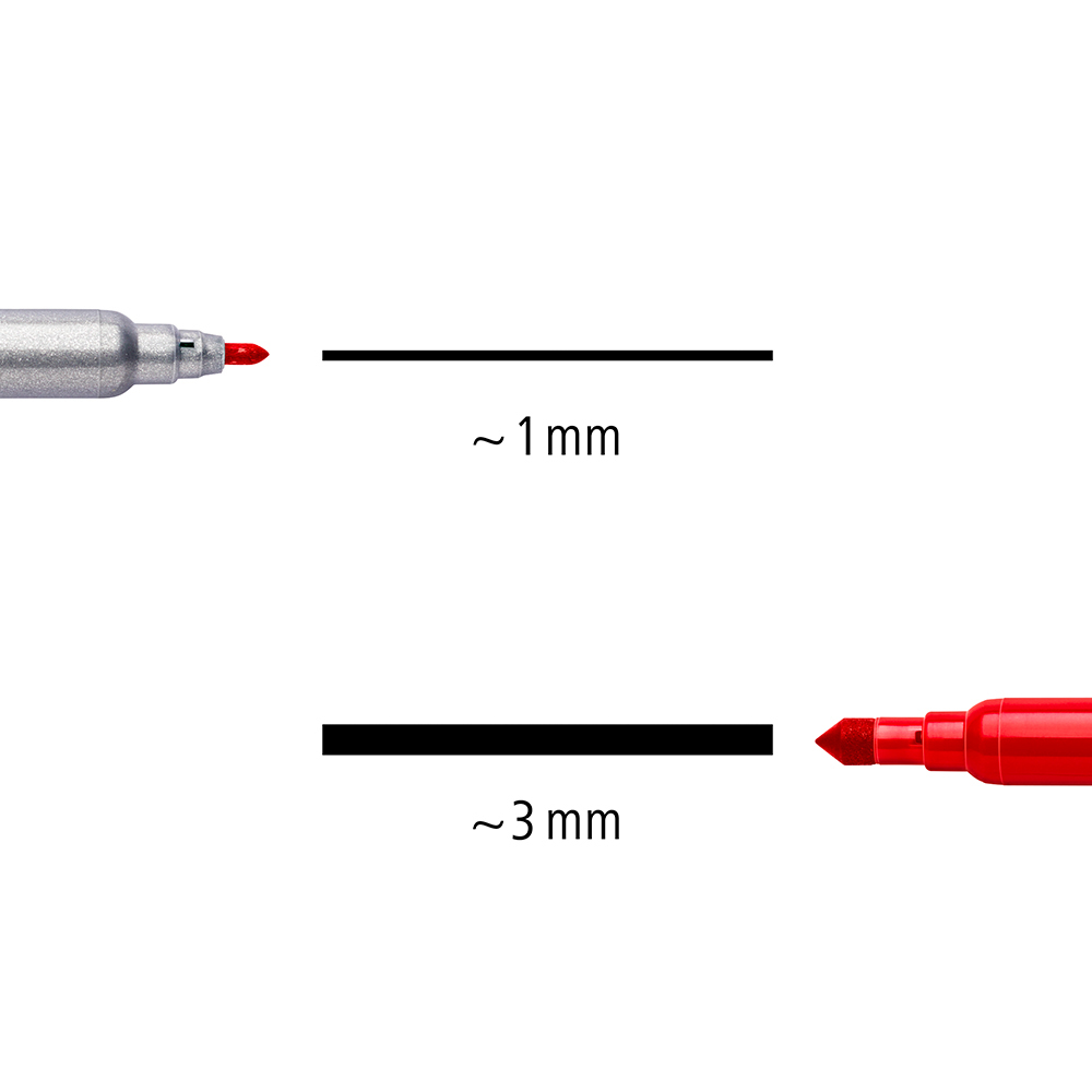 【STAEDTLER 施德樓】快樂學園 雙頭水易洗彩色筆12色組 MS320C12