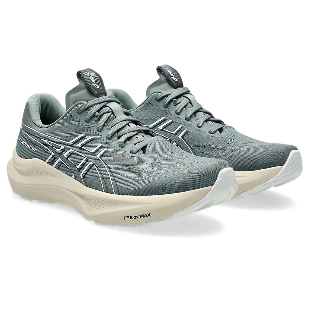 男鞋 ASICS GT-2000 灰綠色 寬楦 支撐 緩震 回彈 運動 慢跑鞋【1011C056-020】