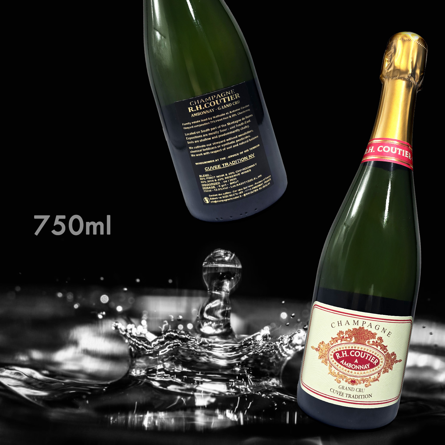 R.H. COUTIER A Ambonnay Grand Gru Cuvee Tradition NV (750ML)