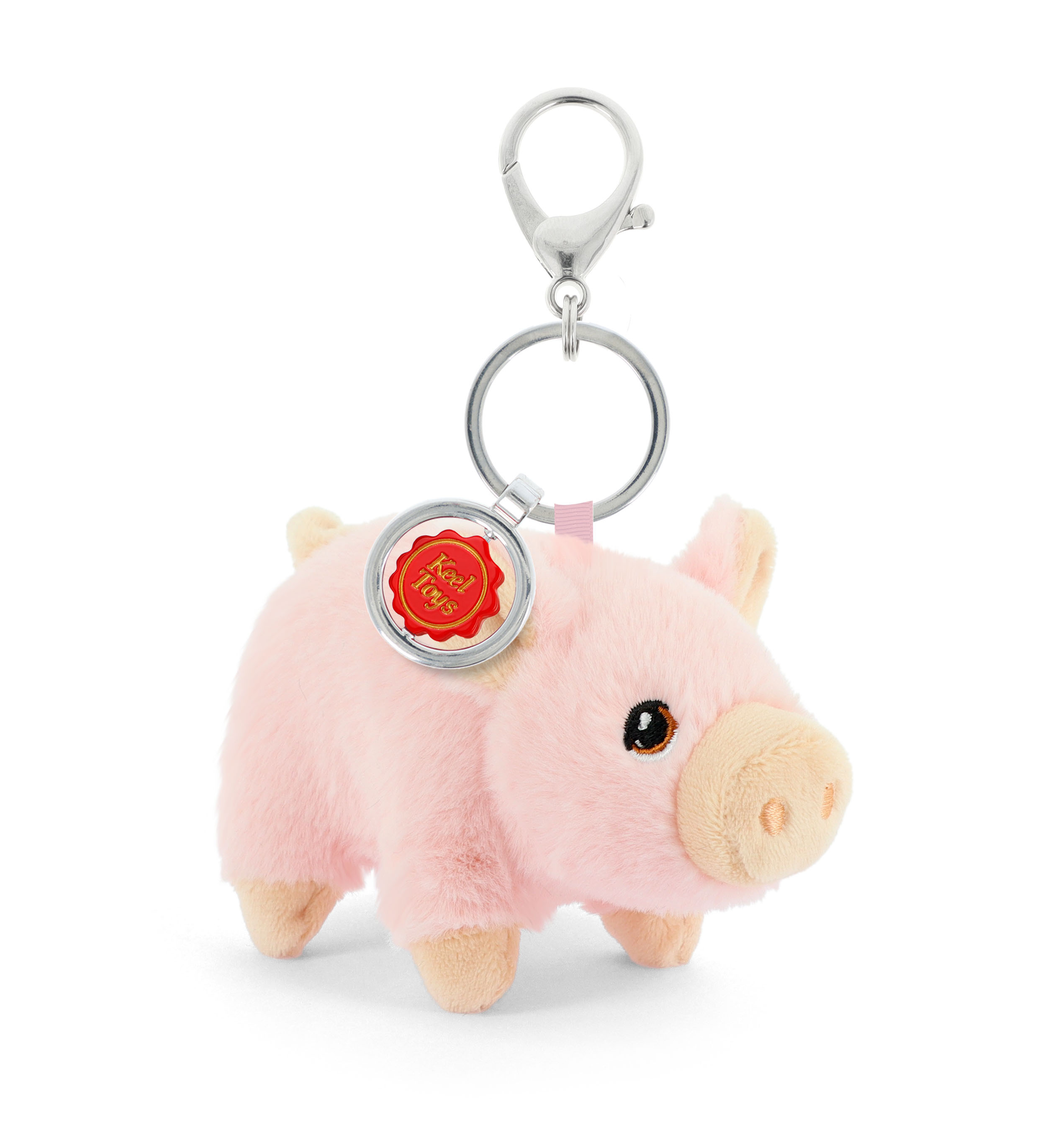 Keel Toys Keeleco Bag Charm Pig 粉紅豬 吊飾/鑰匙圈