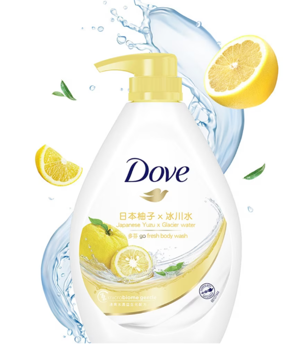 dove 日本柚子x冰川水沐浴乳1kg