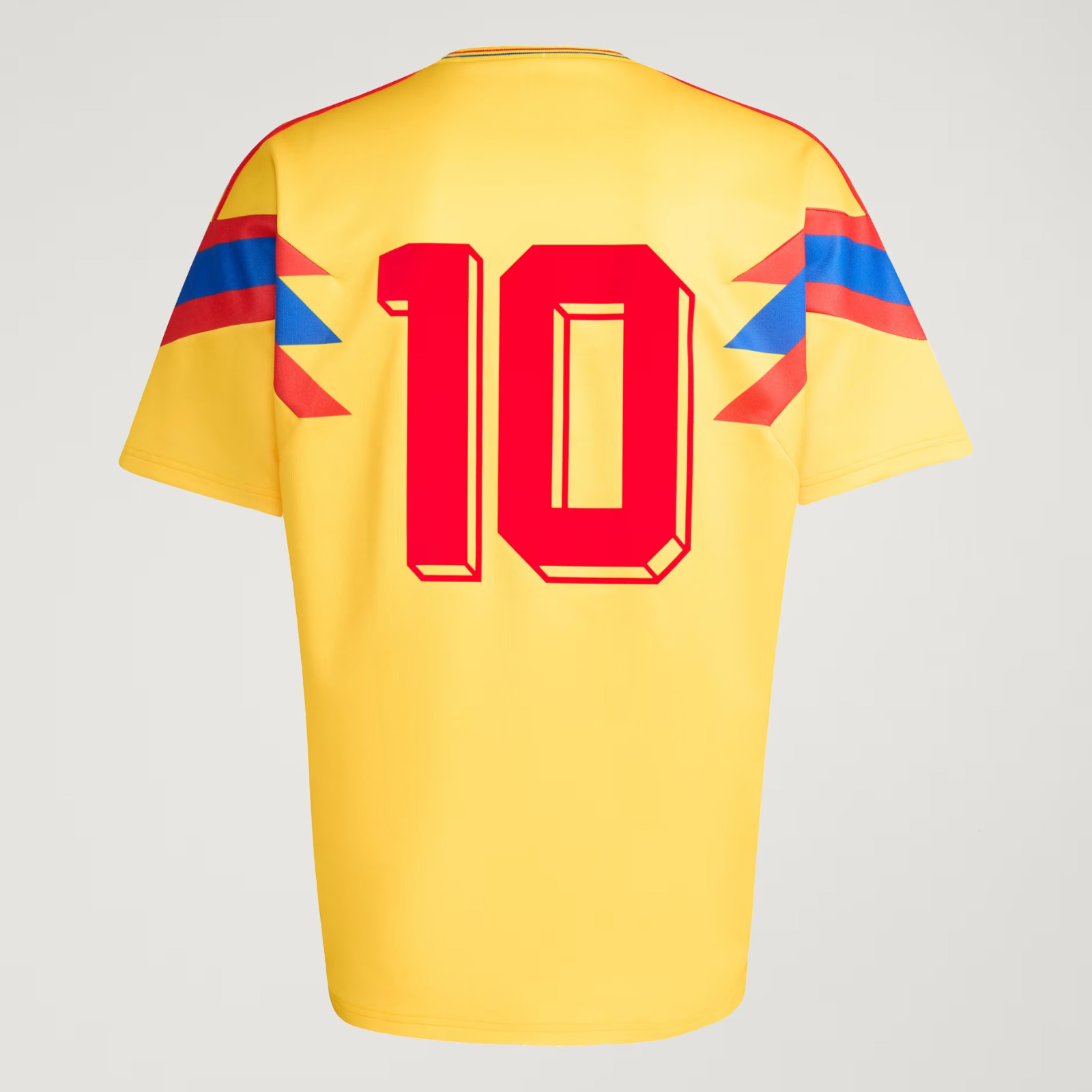1990 Colombia Retro Home Shirt with 10 Valderrama
