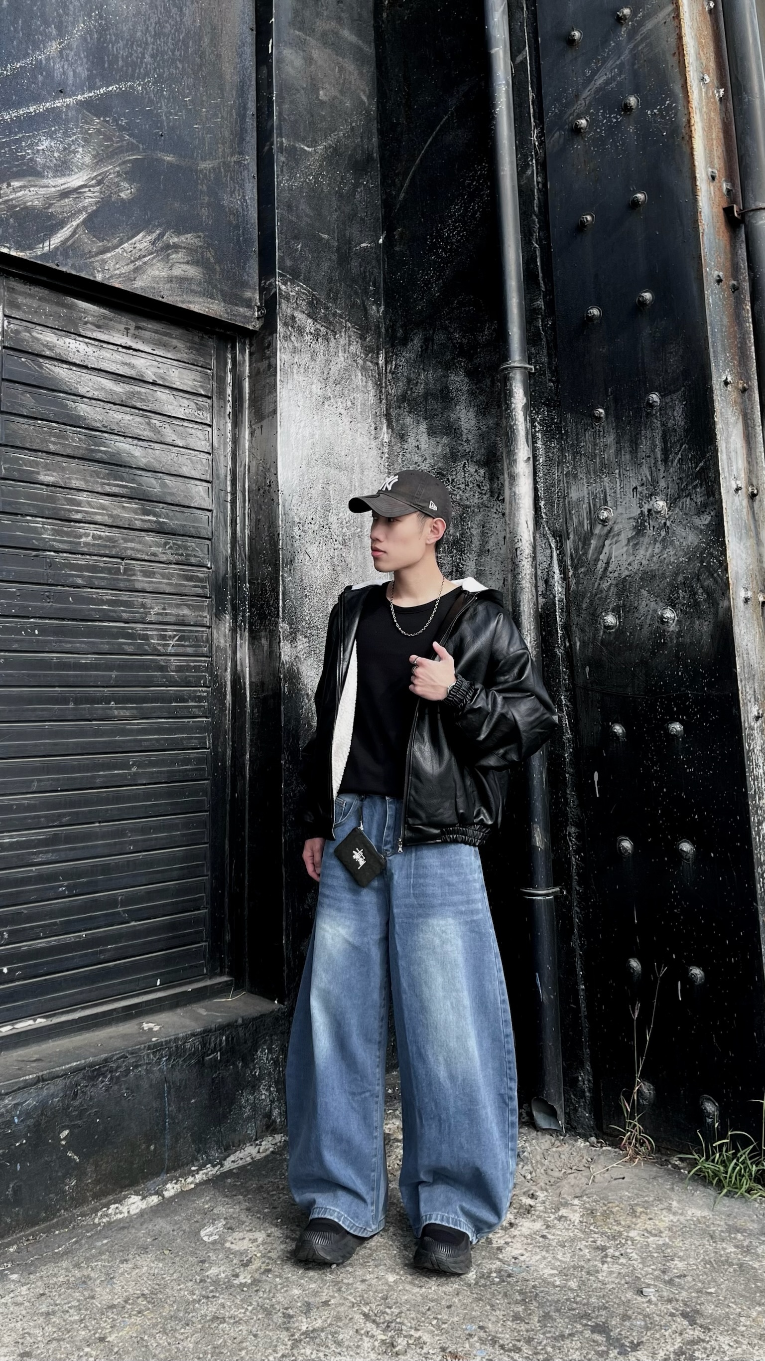 百搭原色牛仔彎刀褲 (2colors)