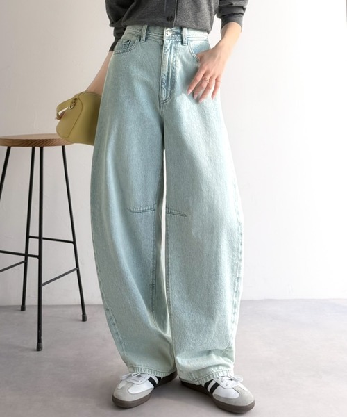 日本🇯🇵連線 JAVA 基本款曲線輪廓牛仔褲 腰部後鬆緊 男女可穿 寬褲 牛仔褲 繭型褲 闊腿褲 落地褲 3色(任買兩件7-11免運)/預購