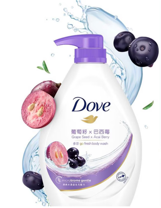 dove 葡萄籽x巴西莓滋養柔膚沐浴露1kg