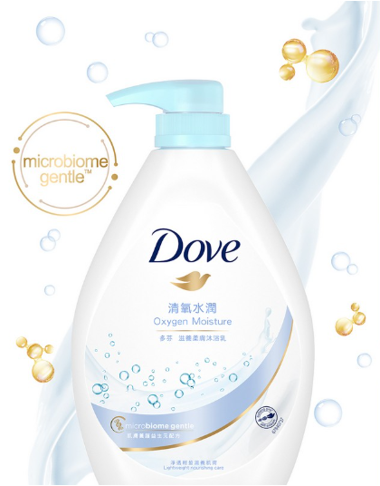 dove 清氧水潤滋養柔膚沐浴露1kg
