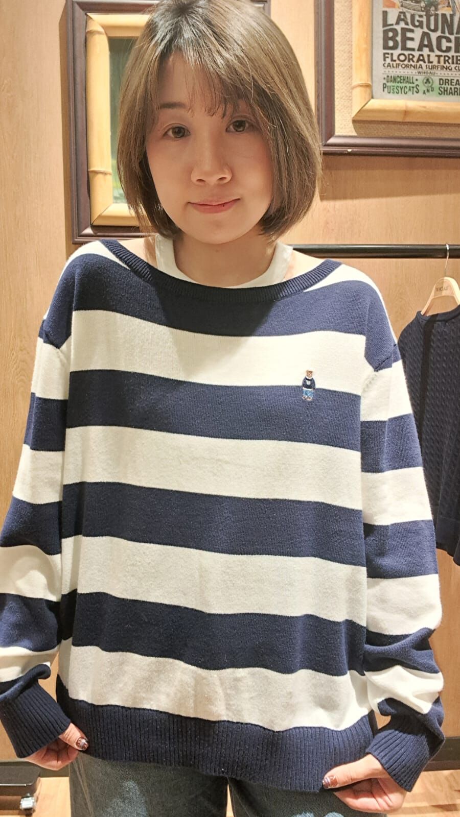 韓國代購 🍊WHO.A.U🍊 條紋TOP WHKAG2355F