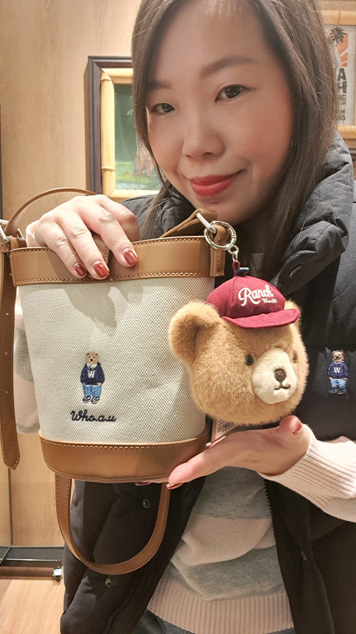 韓國代購 🍊WHO.A.U🍊 新款水桶包WHBGG2222A