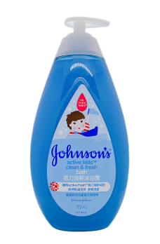 強生孩童活力清新沐浴露 750ml