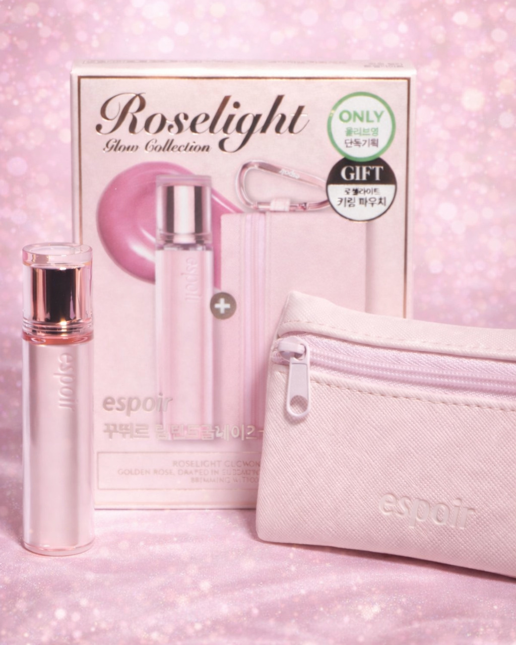 【1/16 - 1/18 週末優惠】espoir 光澤絲絨唇釉限定套組(贈小包)