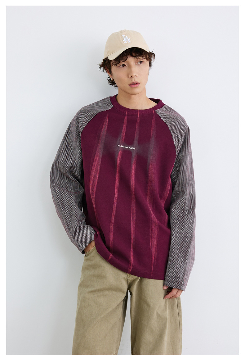 1M02 美式復古水洗扎染大學TEE 三色