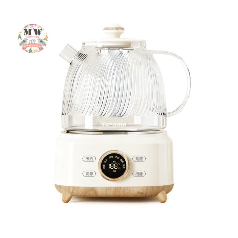 Yohome熱賣新品上架🤩日本Yohome 全壺健康材智能提壺記憶續溫茶飲營養多功能便利控溫養生壺PRO｜1年保養