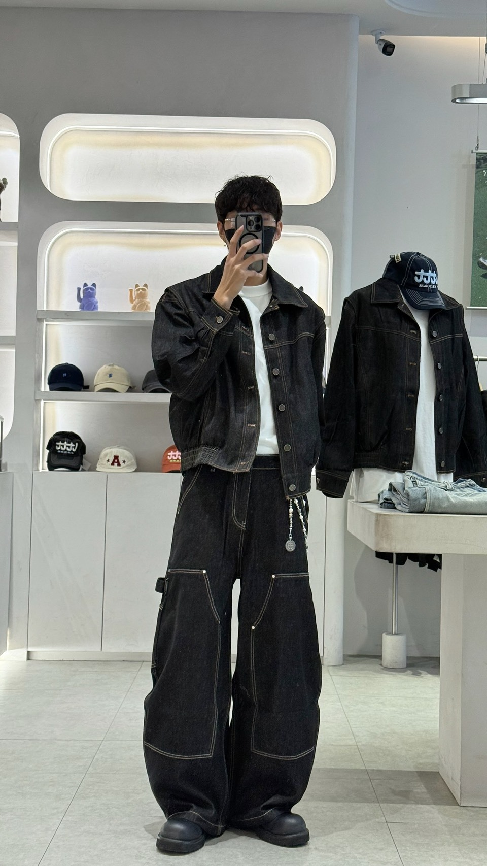 LJ034 美式 雙縫線 原色丹寧 夾克 外套