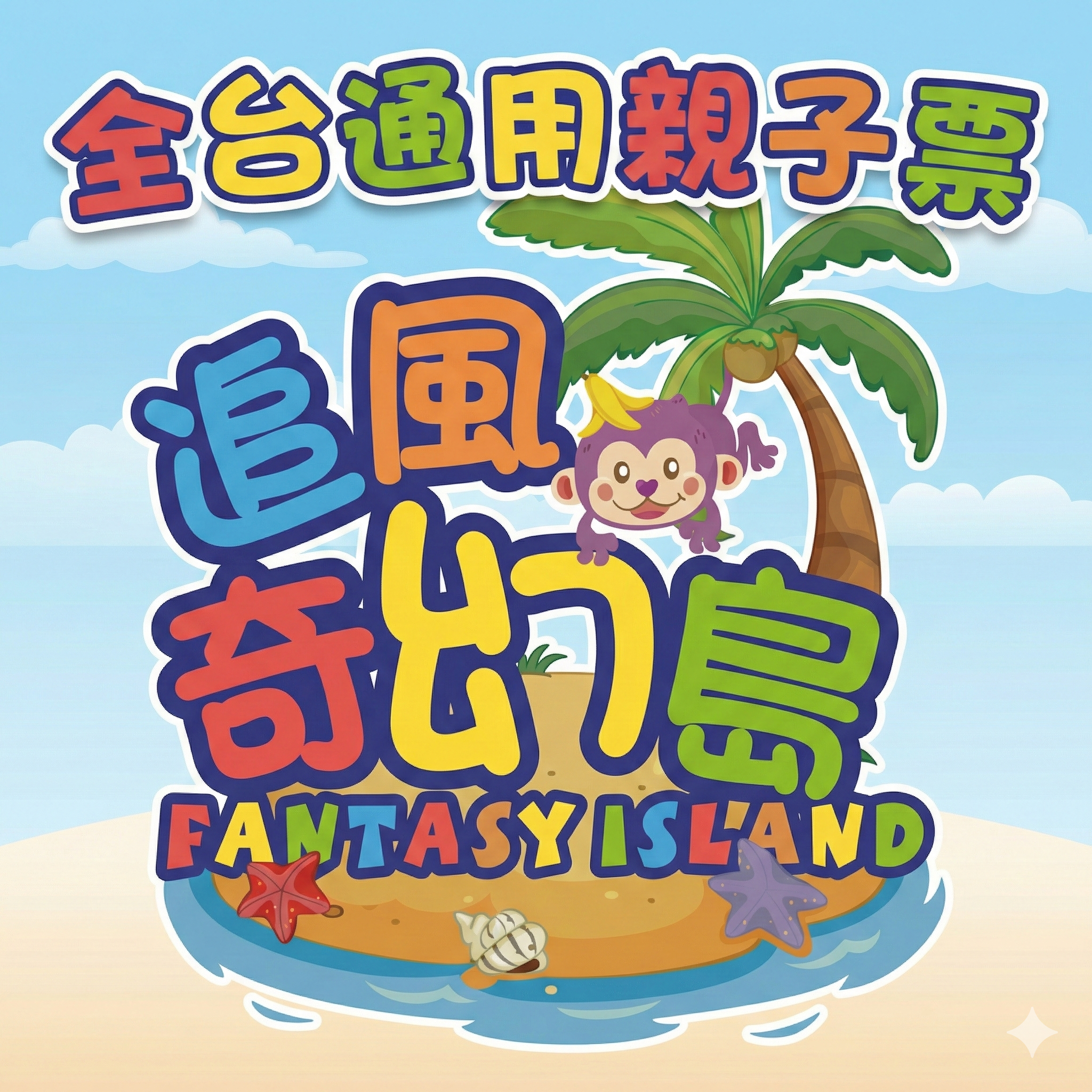 【全台通用】追風奇幻島親子票【期限至2026/12/31】逾期無效