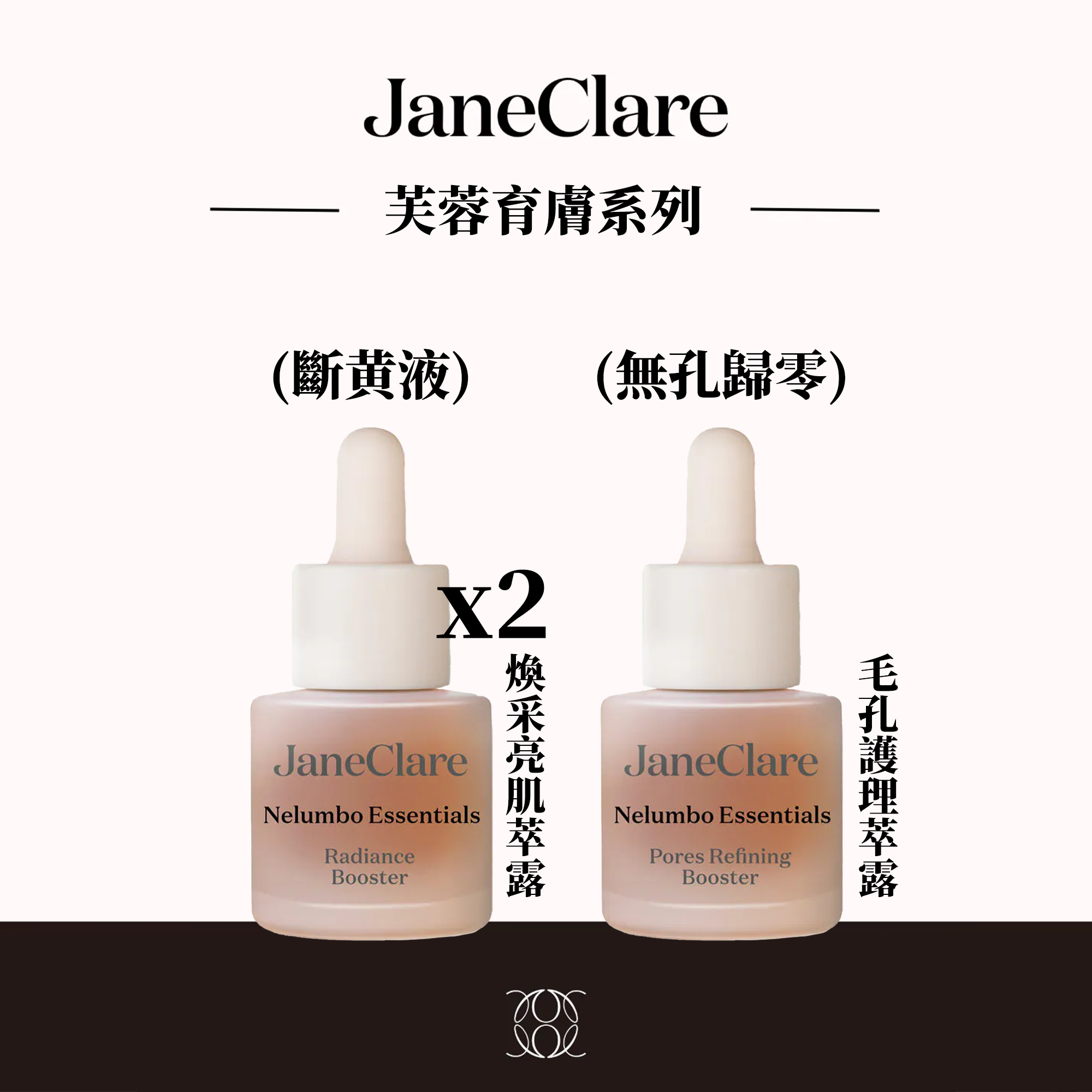 (K1) 煥采亮肌收毛孔套裝 (煥采亮肌萃露 x2 + 毛孔護理萃露 x1) - JaneClare #1405JC