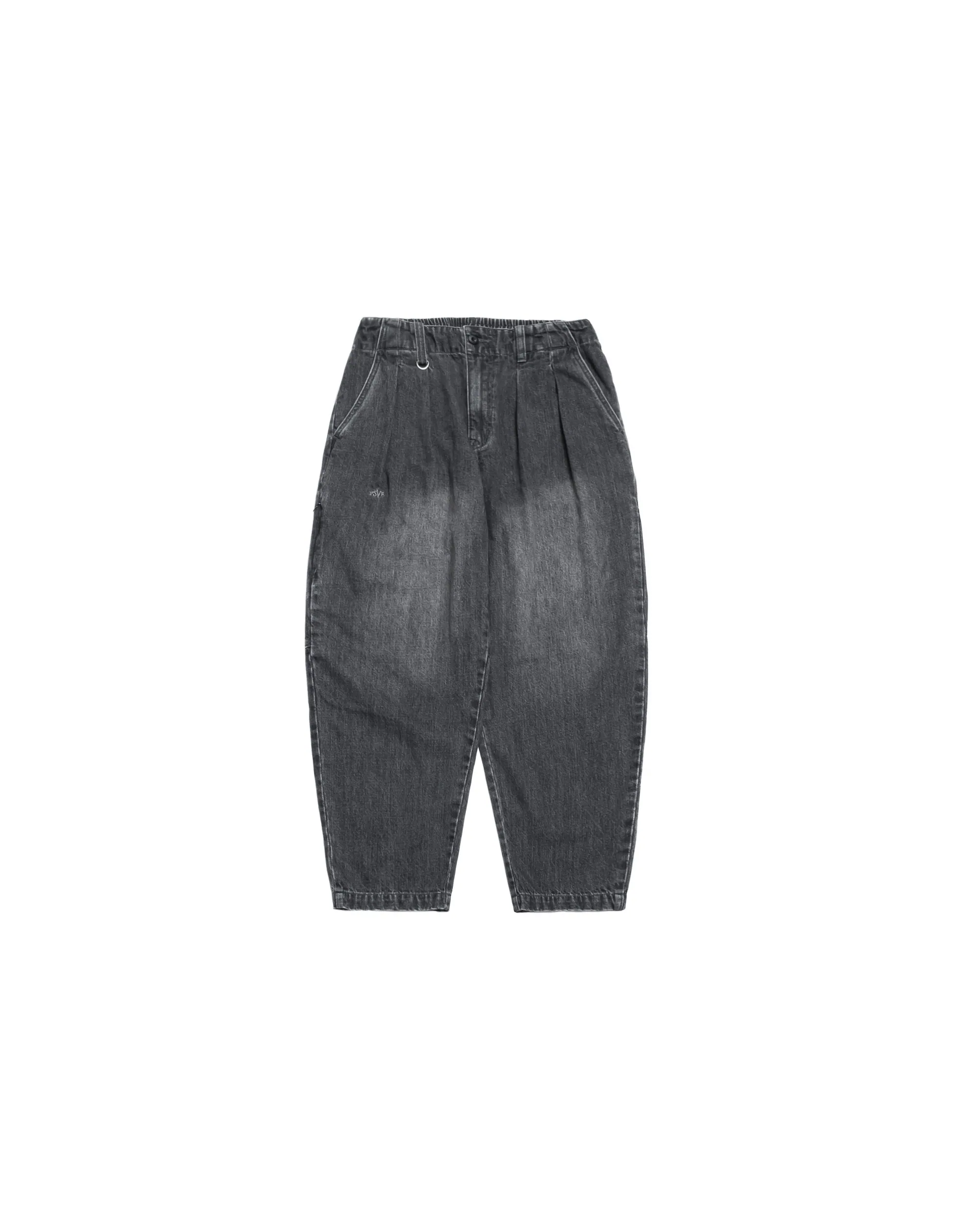 PERSEVERE ENZYME STONE-WASHED DENIM JEANS - WASHED BLACK