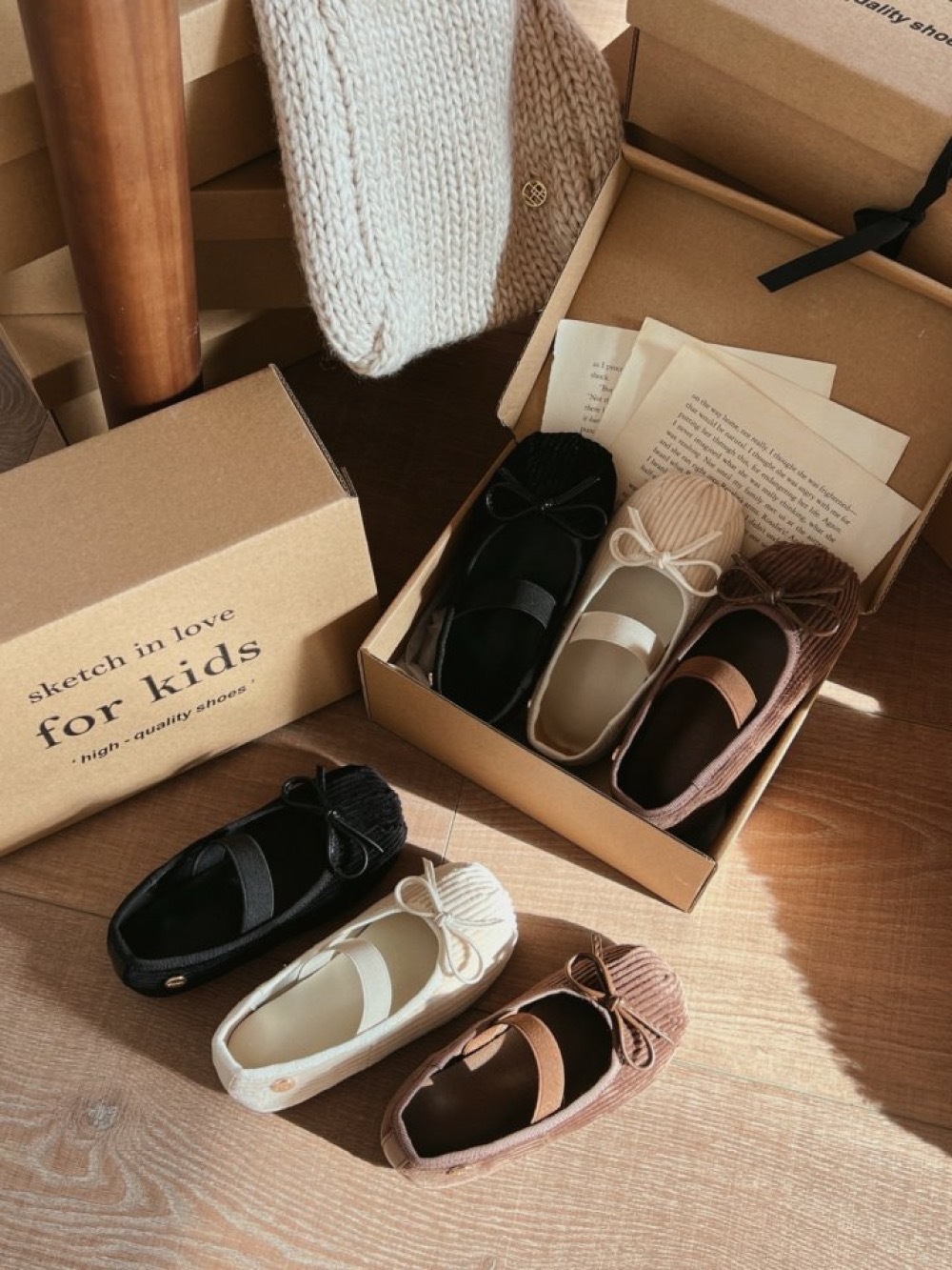 Sketch in Love 燈芯親子芭蕾舞鞋 / 3色