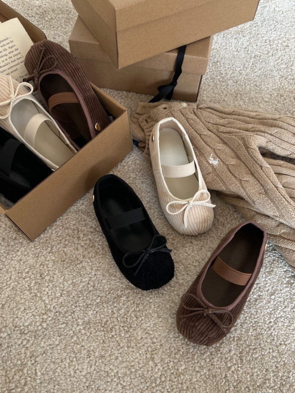 Sketch in Love 燈芯親子芭蕾舞鞋 / 3色