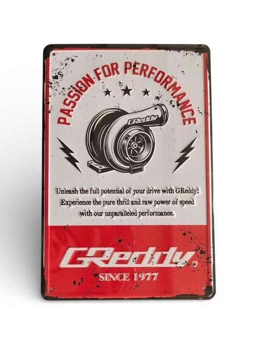 TRUST GReddy 老式車庫裝飾鐵牌