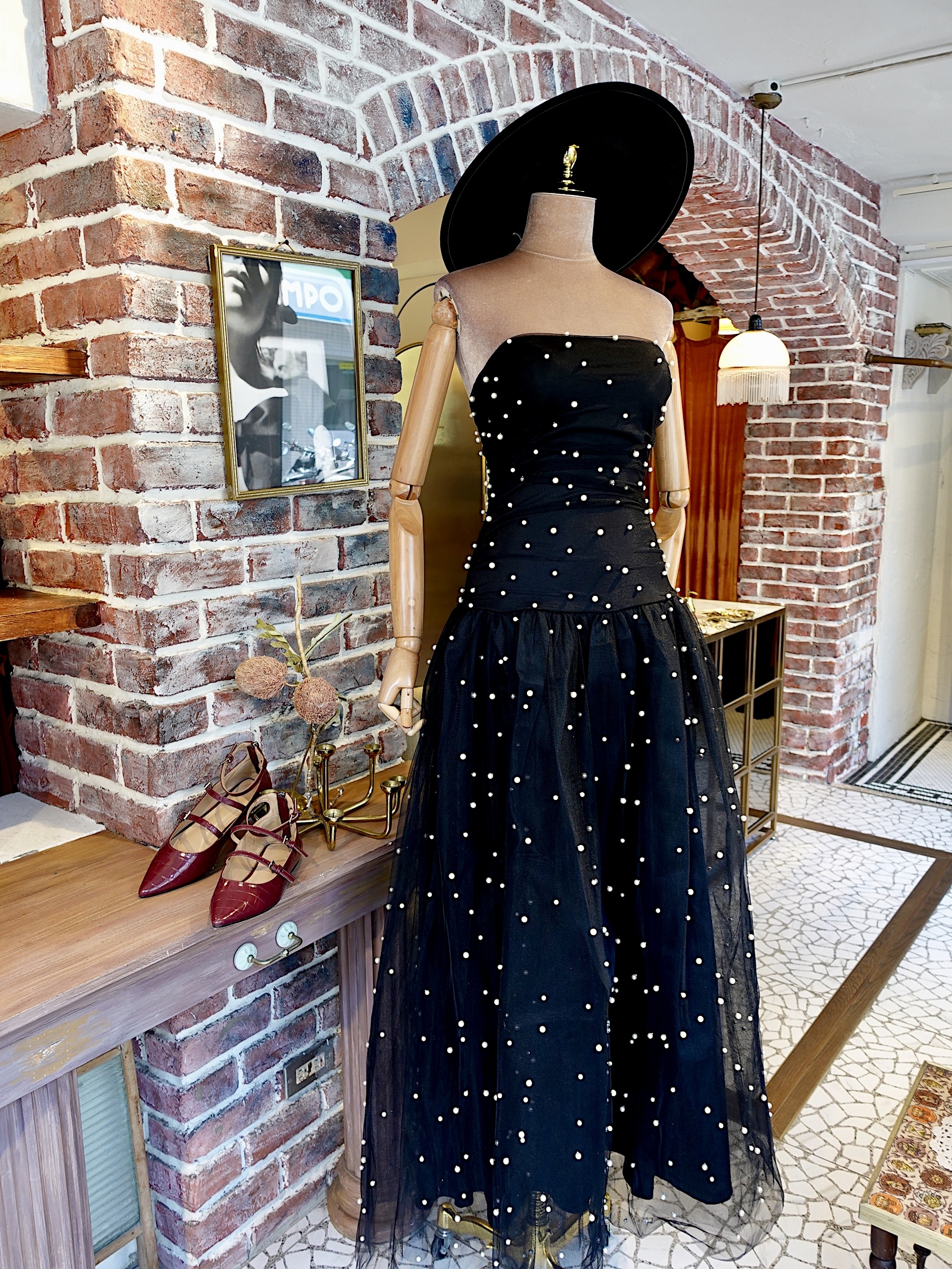 Black Pearl黑色珍珠網紗Dress