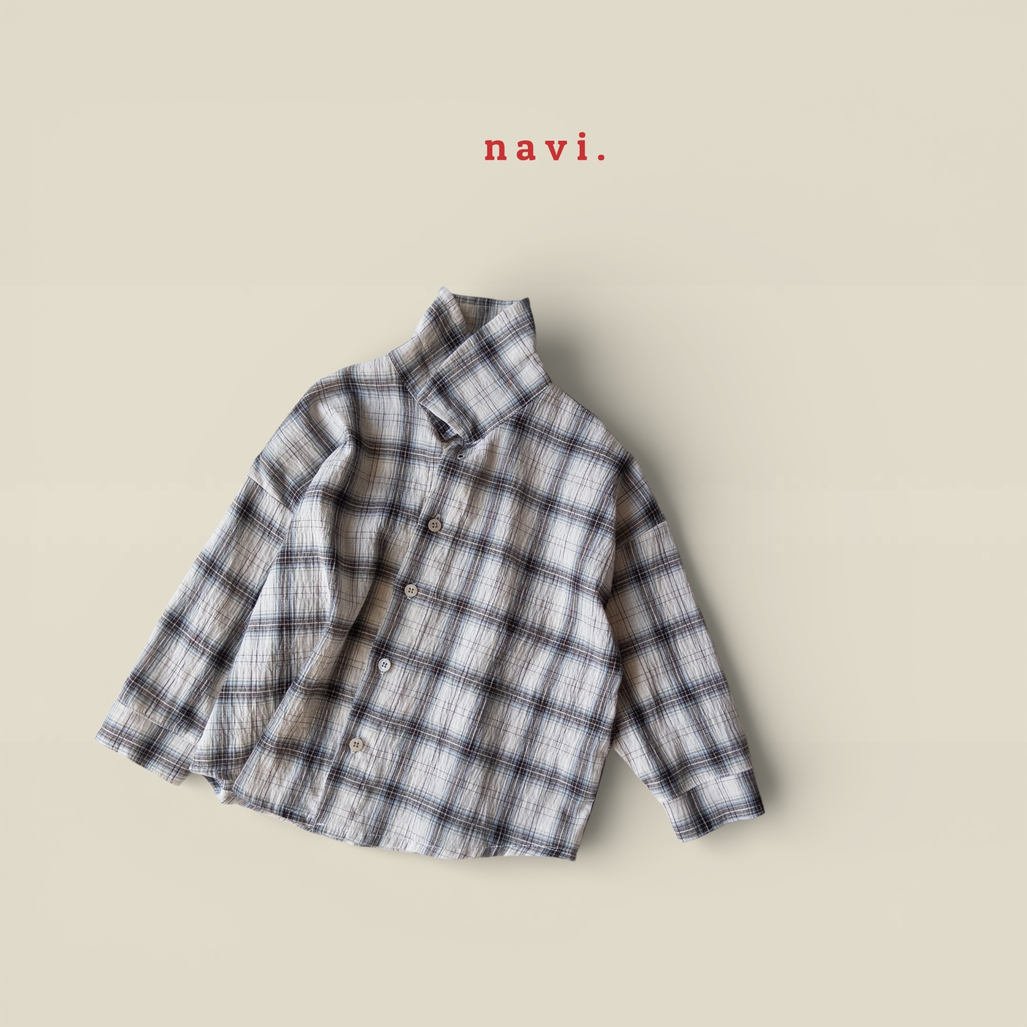 舊時光格紋襯衫