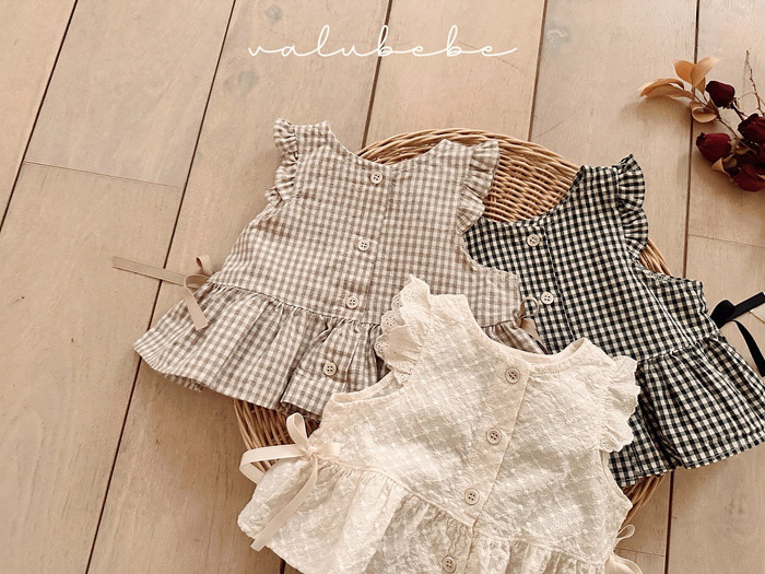 正韓春valu_bebe 三色綁帶罩衫