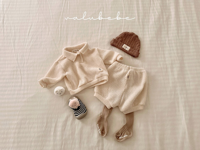 正韓春valu_bebe 兩色泡泡感麵包褲