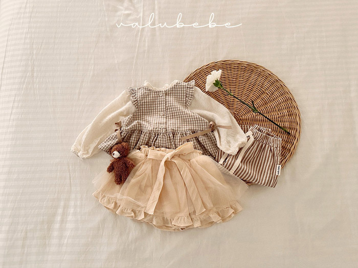 正韓春valu_bebe 兩色綁帶芭蕾紗裙