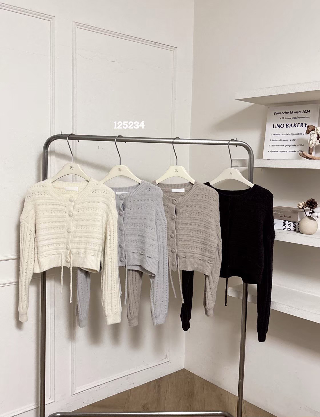 捲毛絨針織外套 RF1252