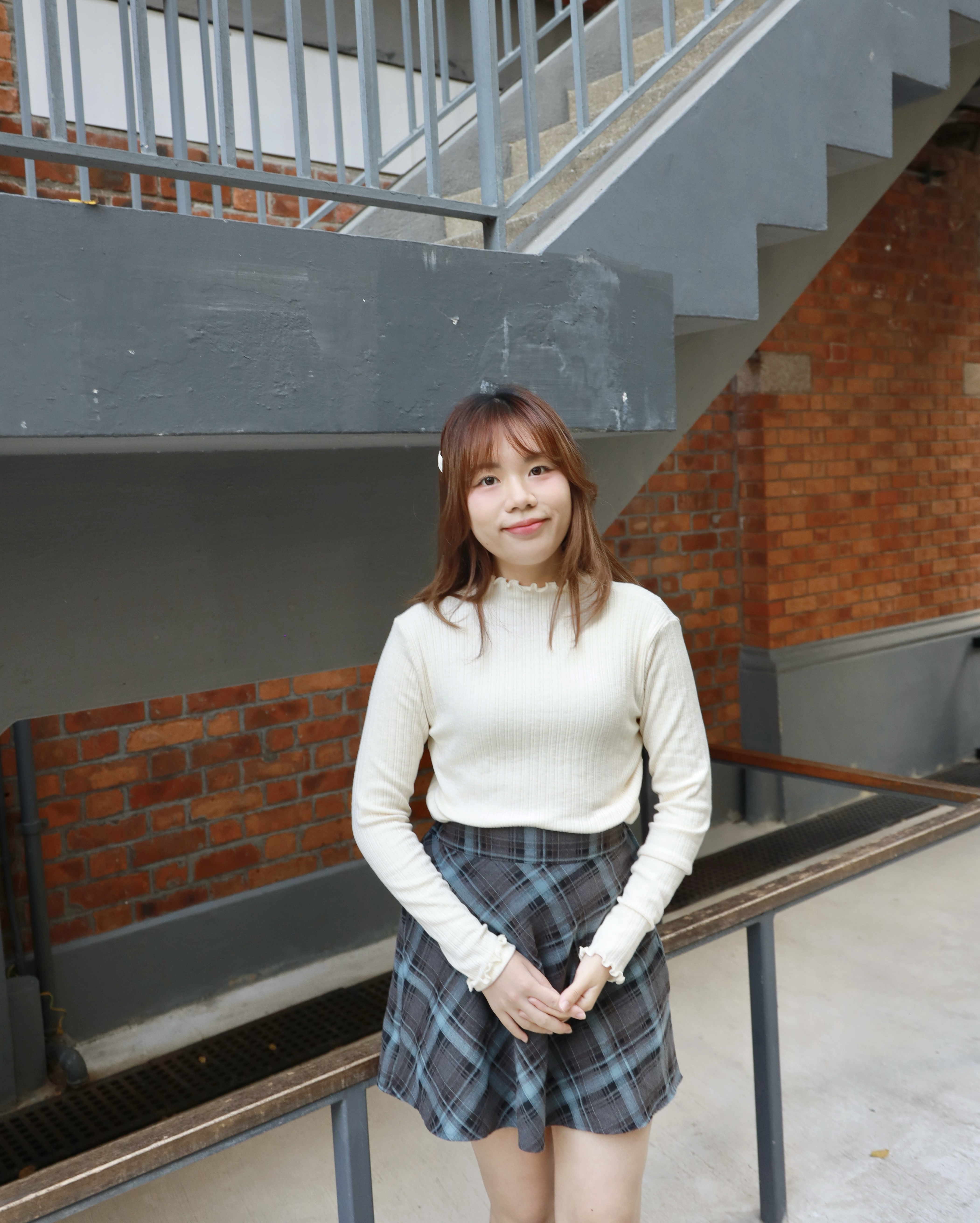 ||TOP606|| 波浪荷葉邊暗花坑紋優美TOP