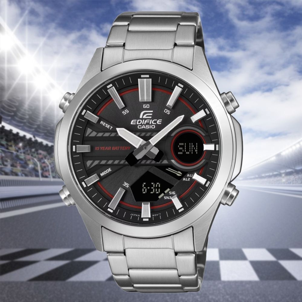 預購款【CASIO 卡西歐】EDIFICE 解放自我 專注生活 EFV-C120D-1A4