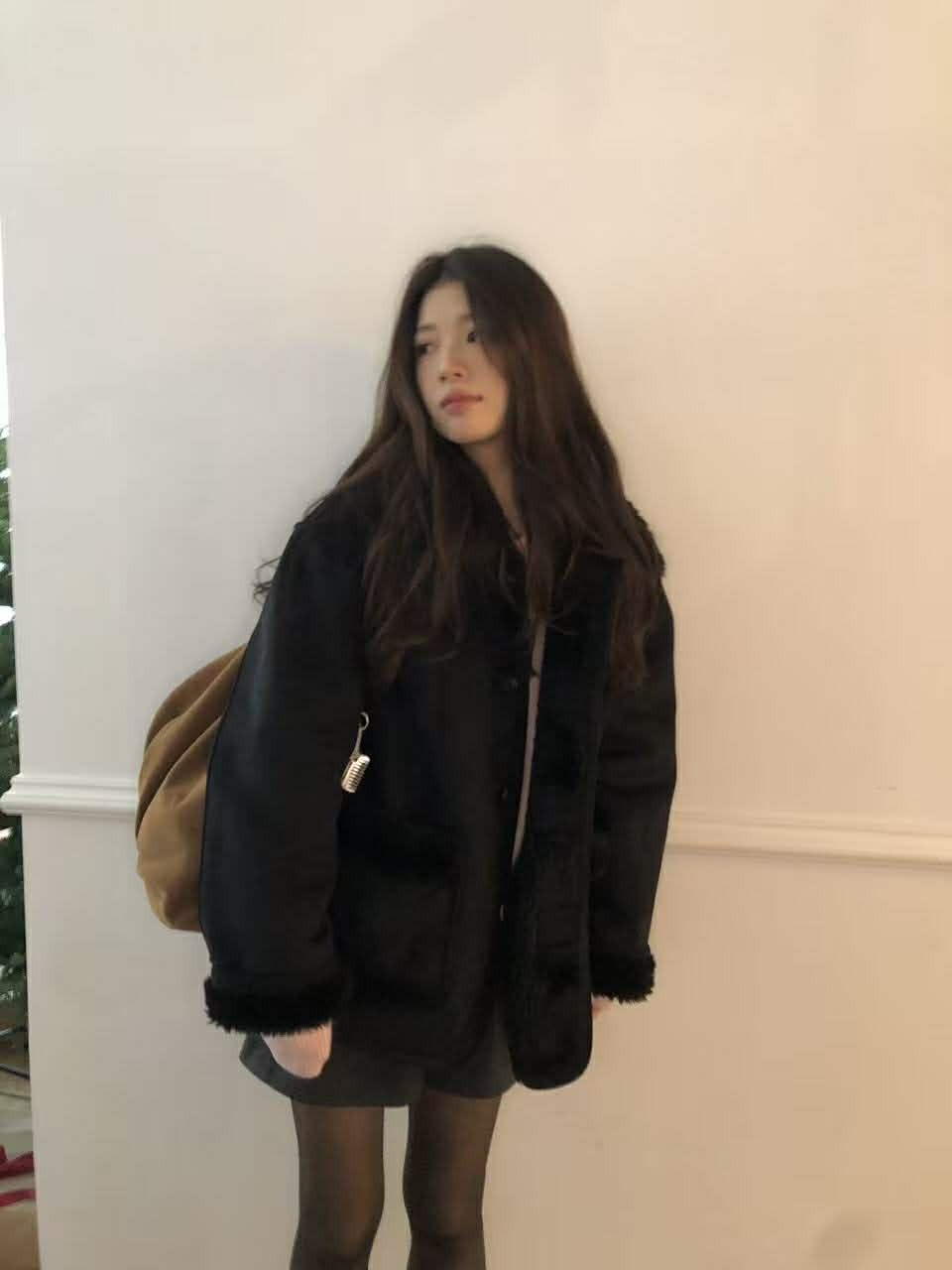 FN32 麂皮羊毛內刷毛外套（現貨）