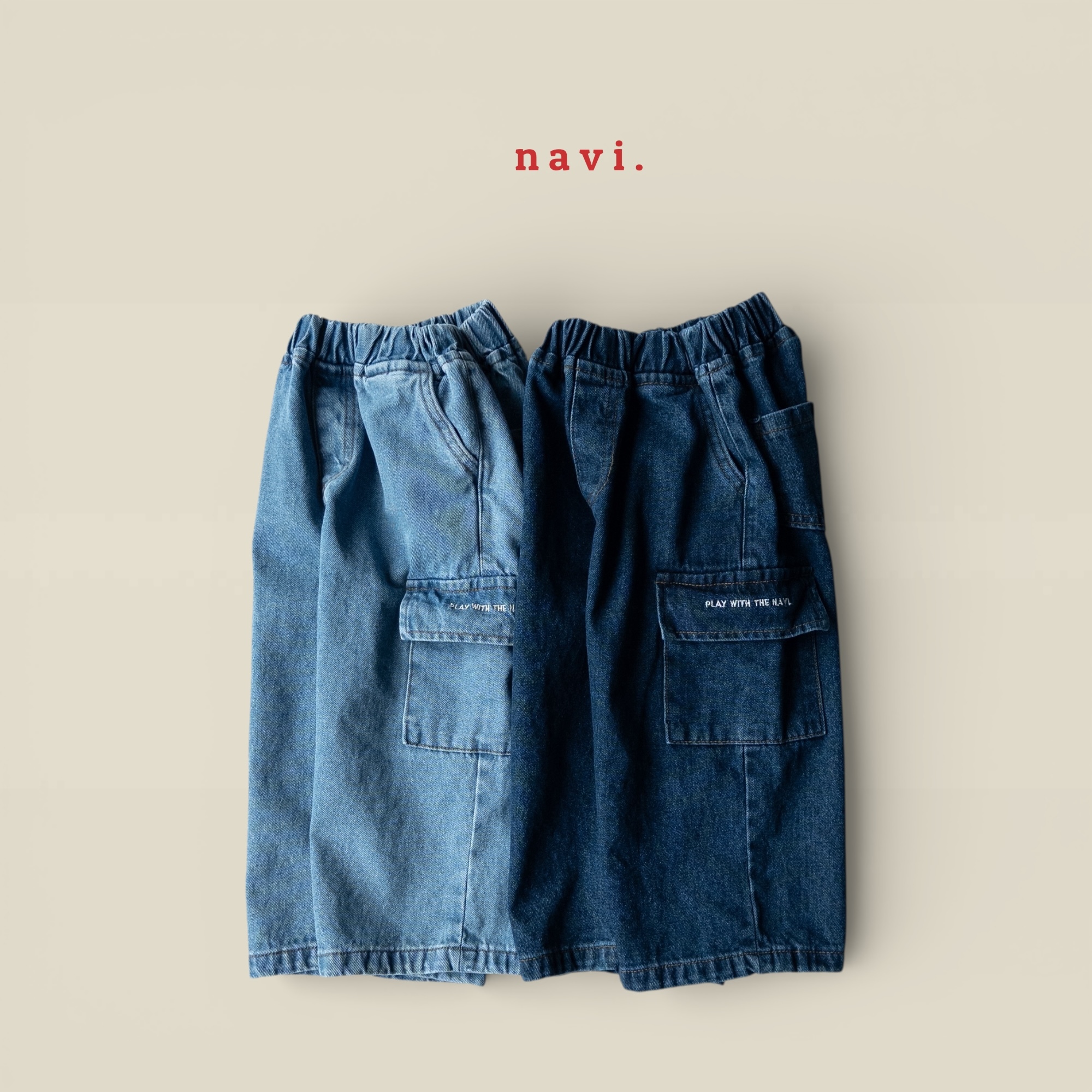 帥氣雅痞工裝牛仔褲