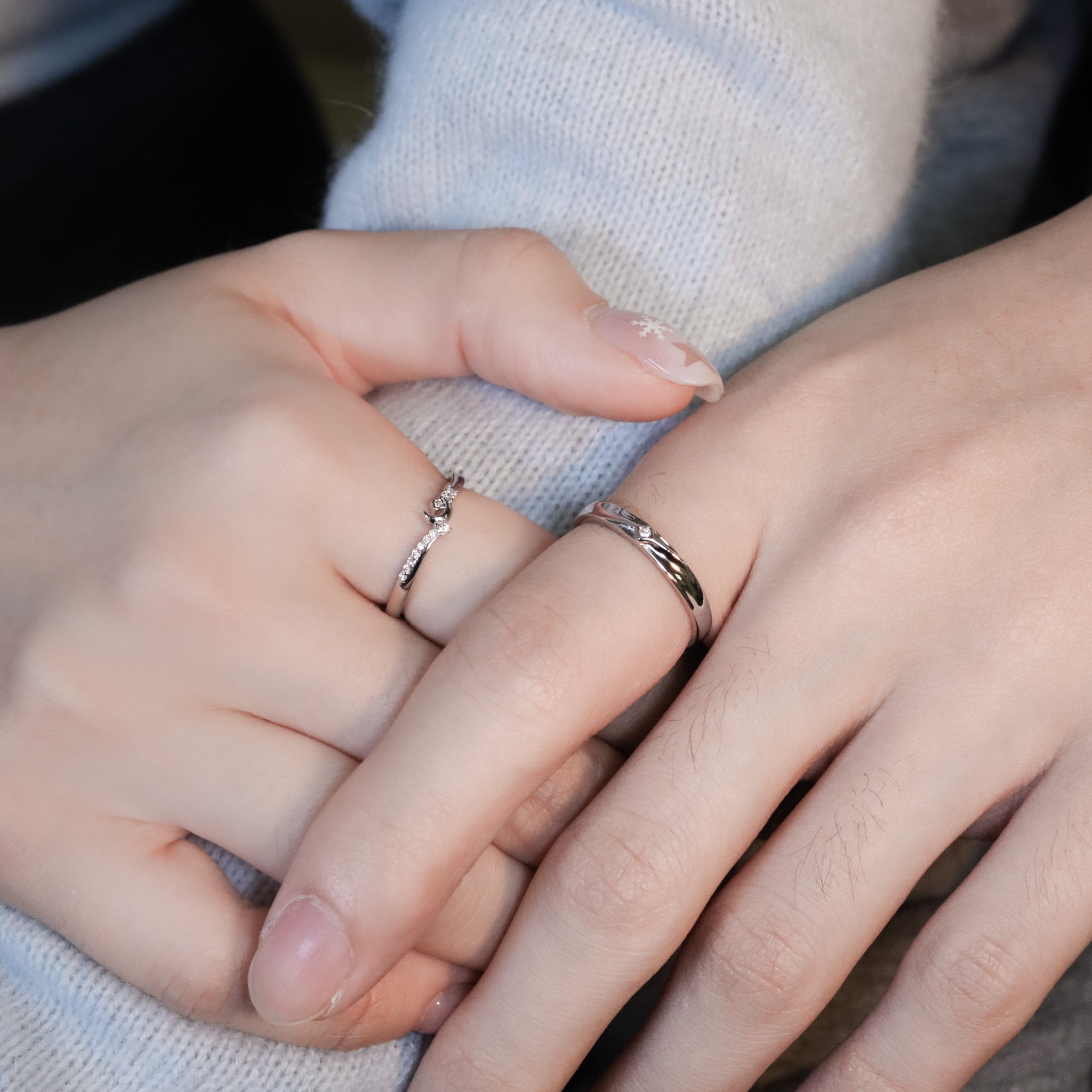 | 925銀・白金 | 唯一的陪伴情侶戒指 （男款 /女款）  | RI1004 |