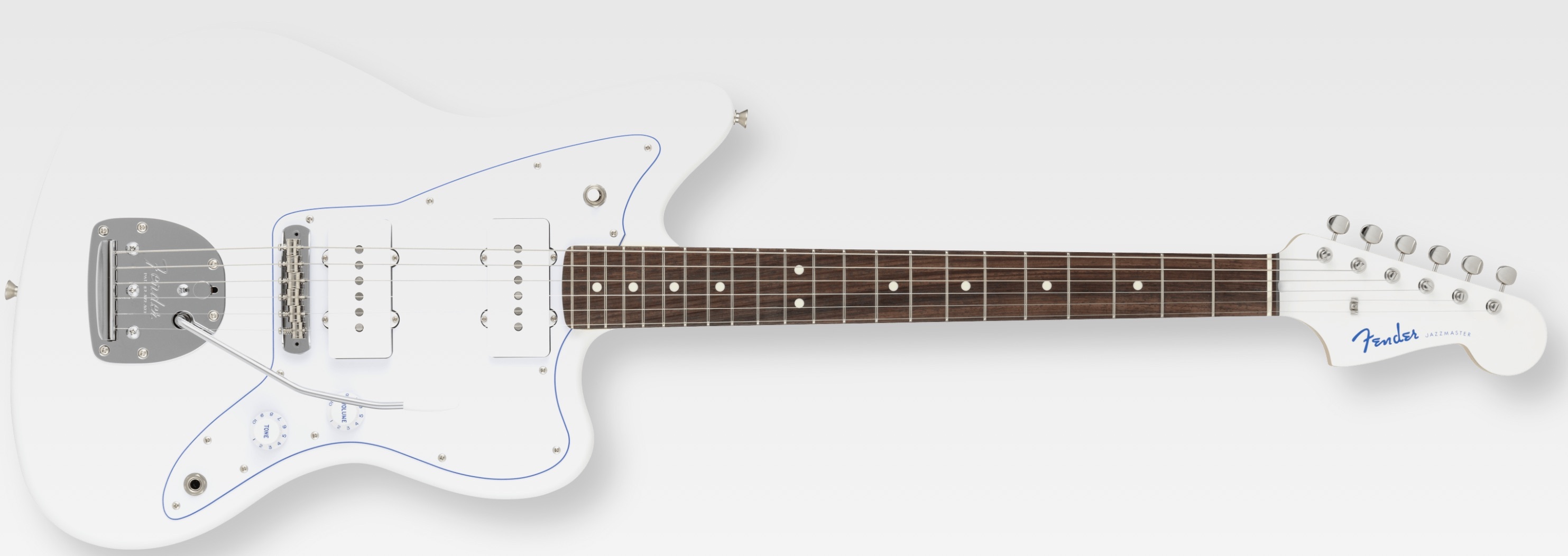 Fender 限定款 Fender MIJ Hybrid II Jazzmaster Blanc 電吉他 第 2 張圖片｜三峽吉他 / Bass