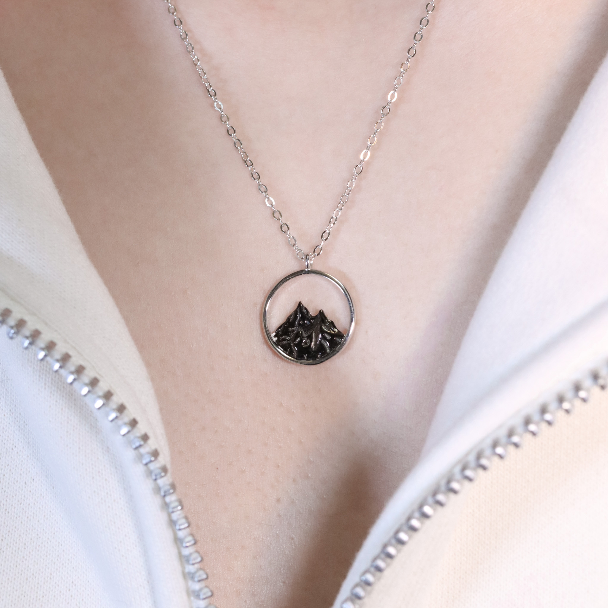 | 925純銀・厚鍍白金 | 堅定的依靠項鍊 | NE1540 |