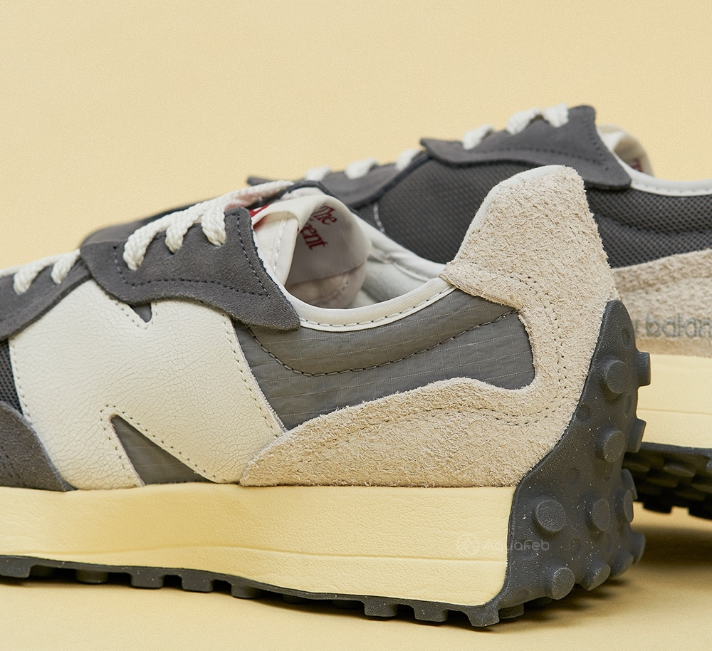 NEW BALANCE 327 復古休閒鞋 深灰奶油底 CASTLEROCK [限時勁減!]