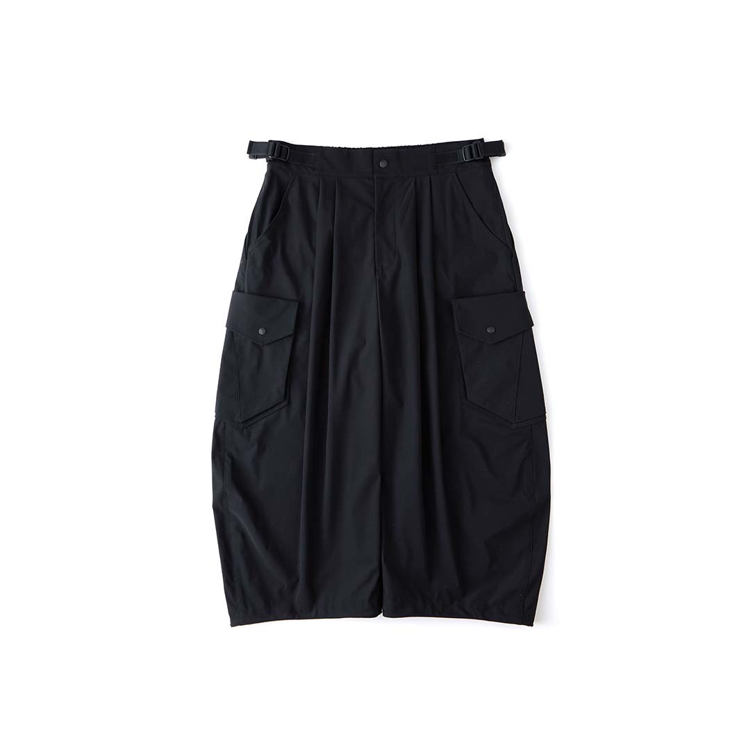 2025AW WISDOM® x oqLiq WIDE PANTS 聯名 防風 機能 工作褲 長褲 現貨 AWO25AMPL01BK