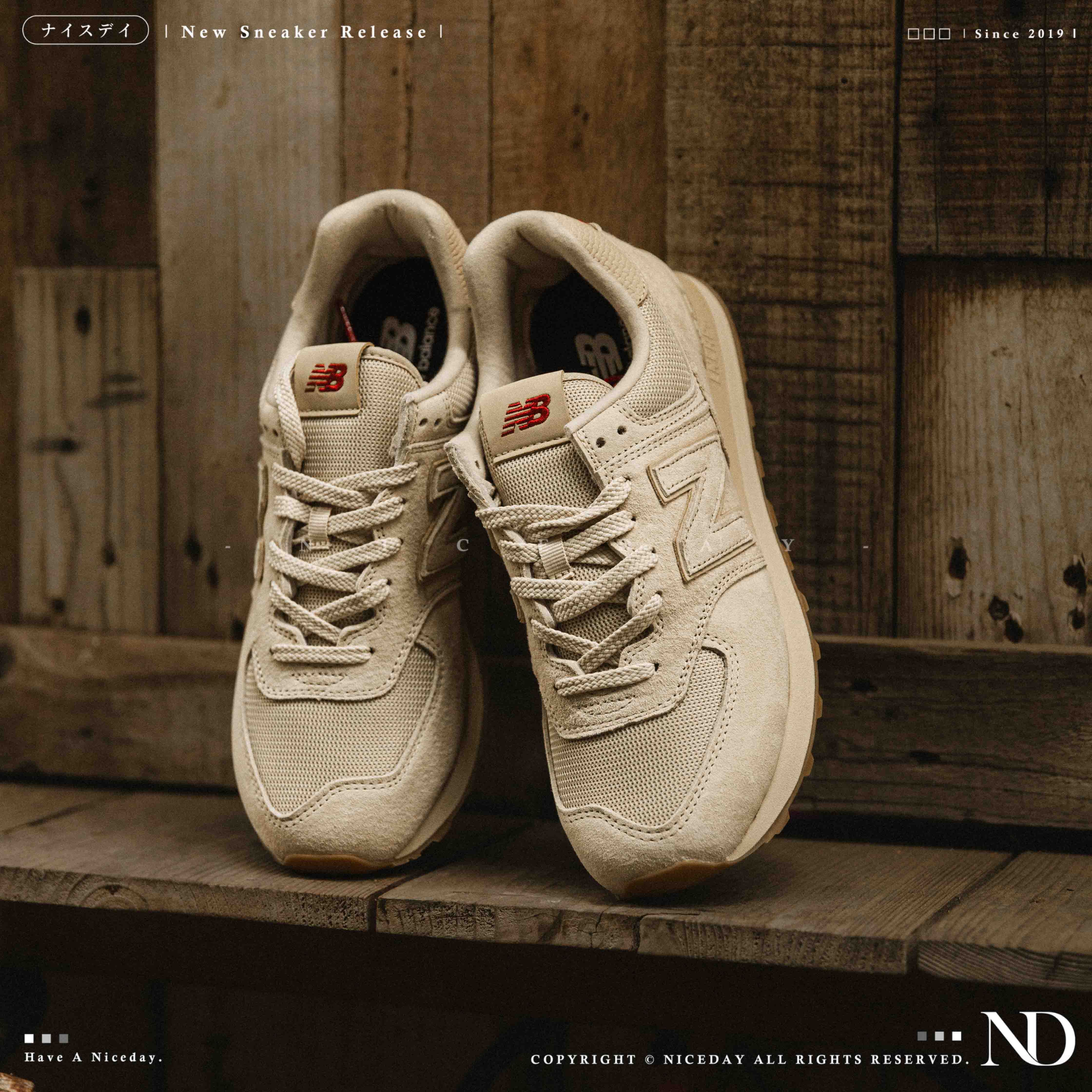 NICEDAY 現貨 New Balance 574 沙色 茶色 卡其 麂皮 CNY 馬年 新年 春節 U57478HM