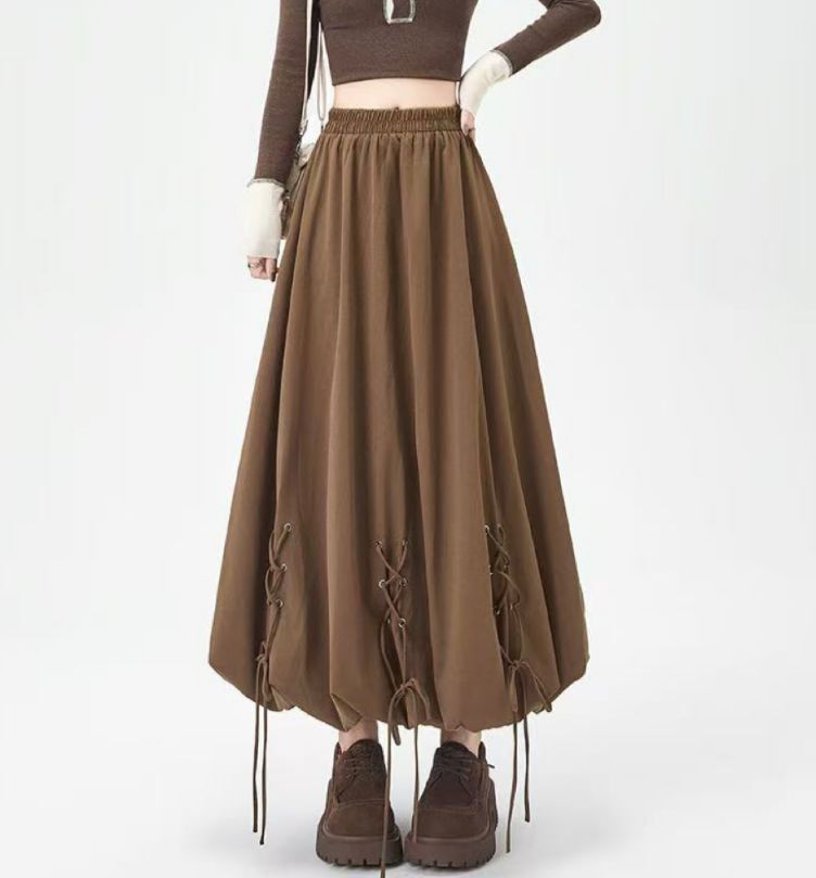 【直播】JUNHE LL011311 長款花苞裙 (送隨機頸鏈)