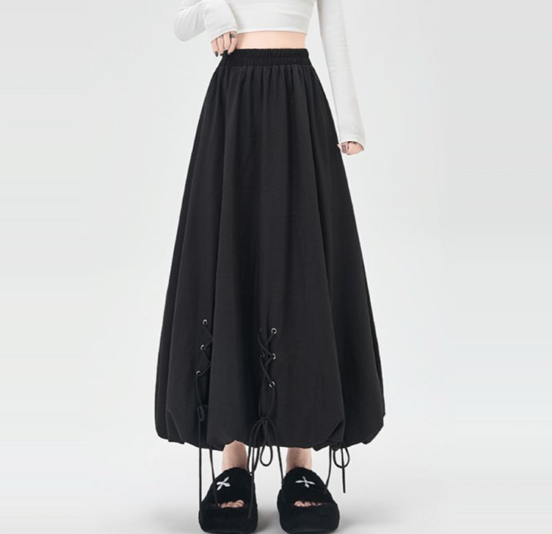 【直播】JUNHE LL011311 長款花苞裙 (送隨機頸鏈)