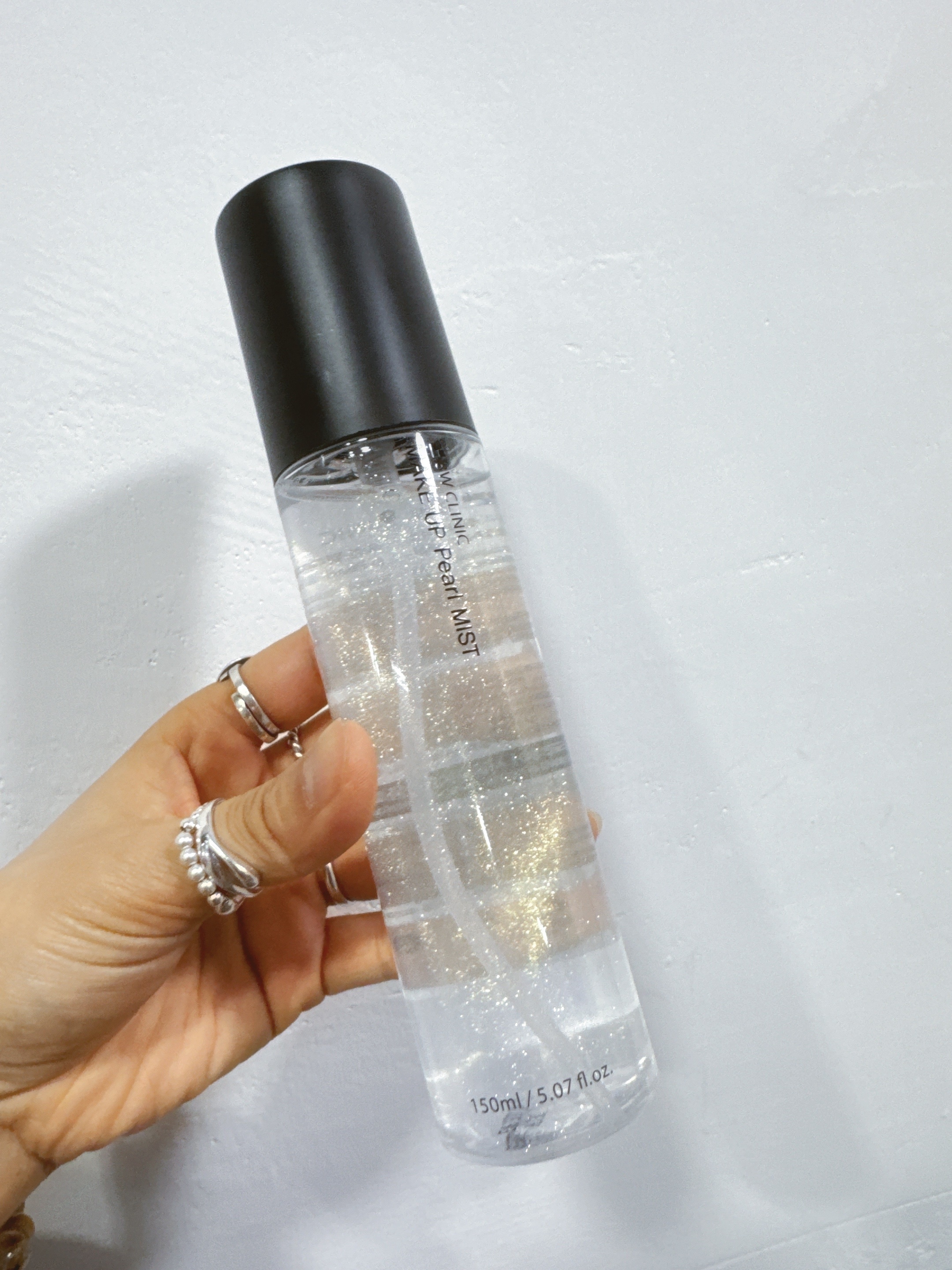 韓國品牌 3W CLINIC 珠光定妝噴霧 (3W Clinic Make Up Pearl Mist）【黃金珠光微粒✔️適合日常妝容與補妝✔️彩妝師推薦的平價好物】