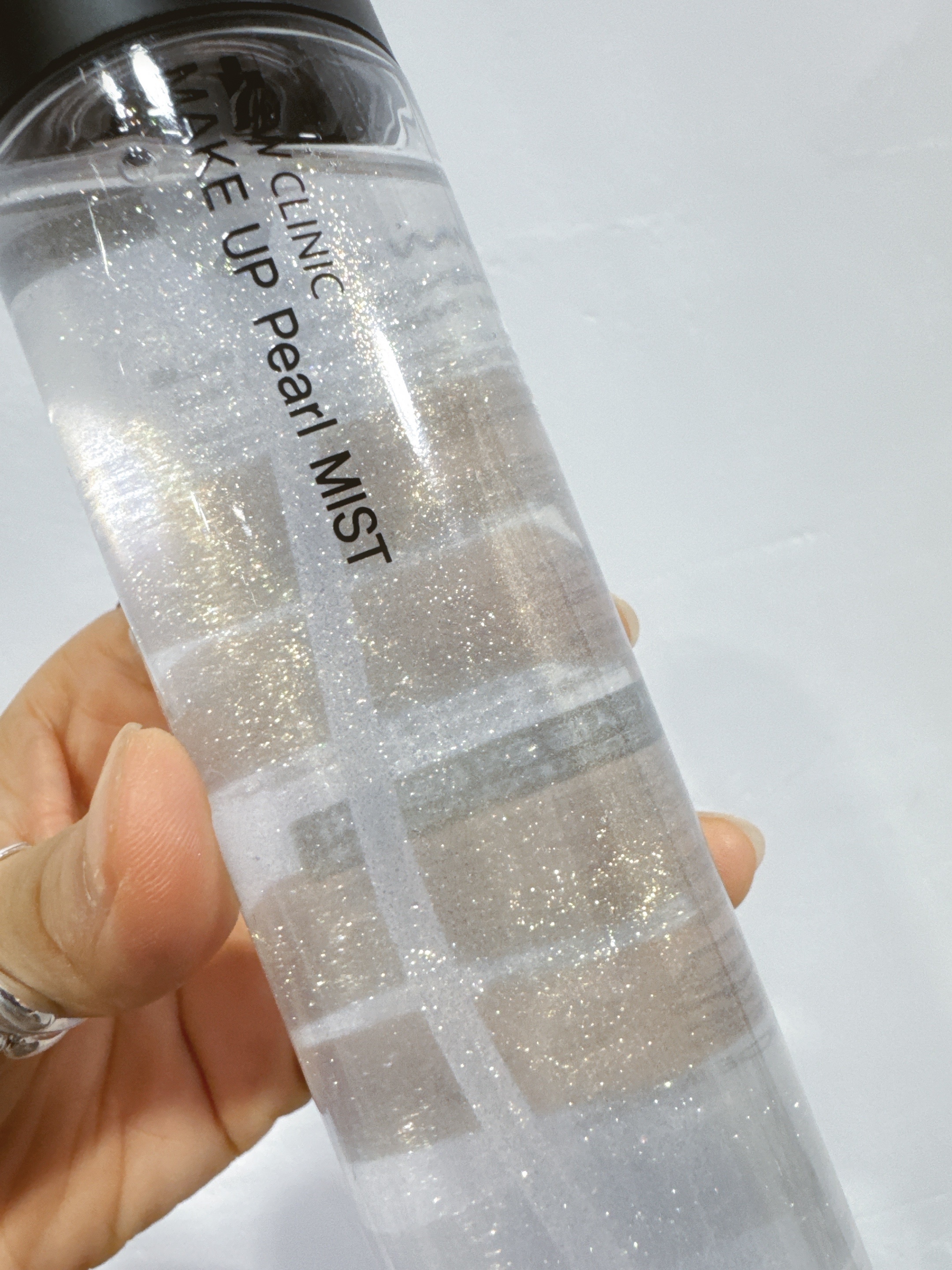 韓國品牌 3W CLINIC 珠光定妝噴霧 (3W Clinic Make Up Pearl Mist）【黃金珠光微粒✔️適合日常妝容與補妝✔️彩妝師推薦的平價好物】