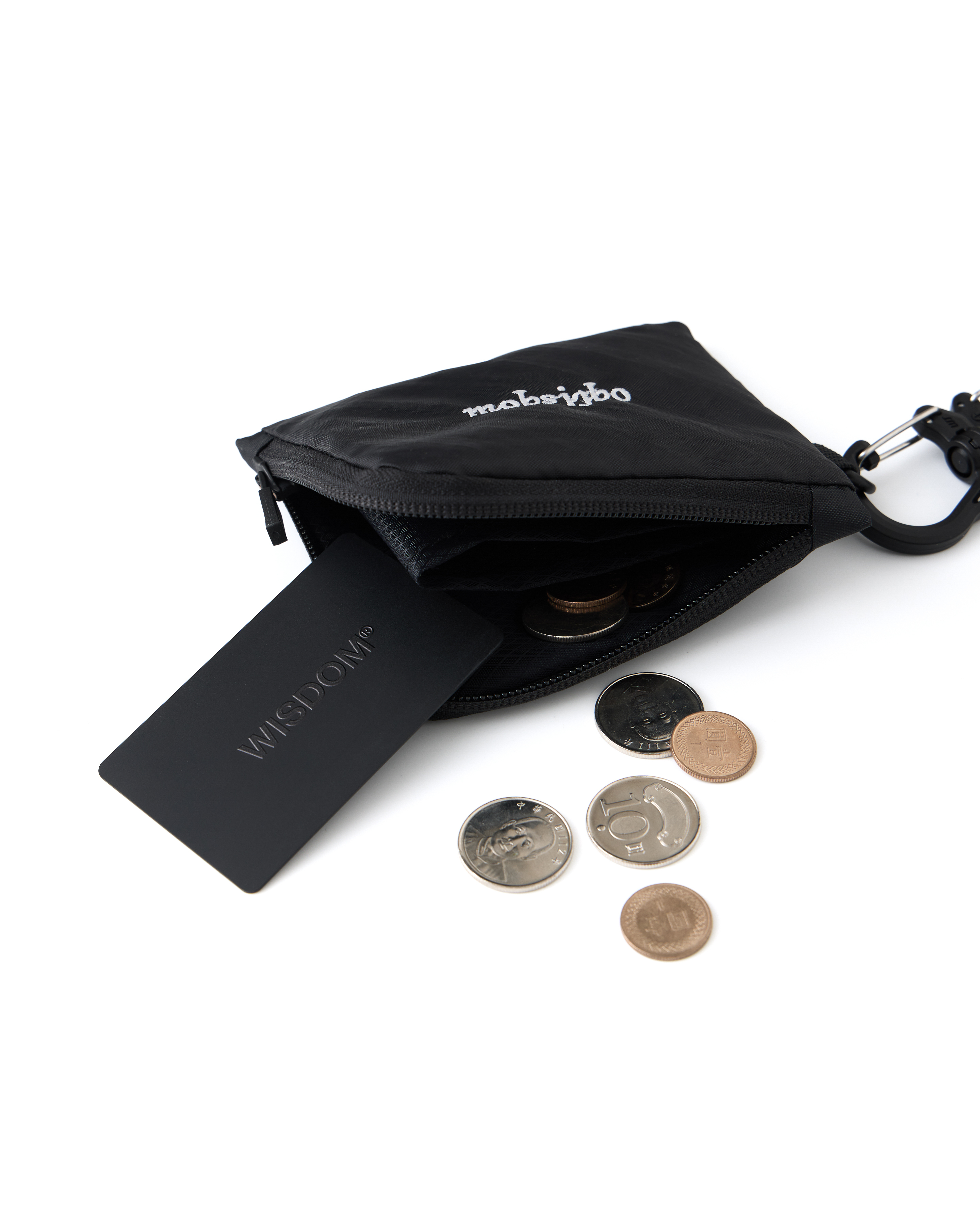 2025AW WISDOM x oqLiq TRINITY BAG BELT 聯名證件側背零錢包現貨