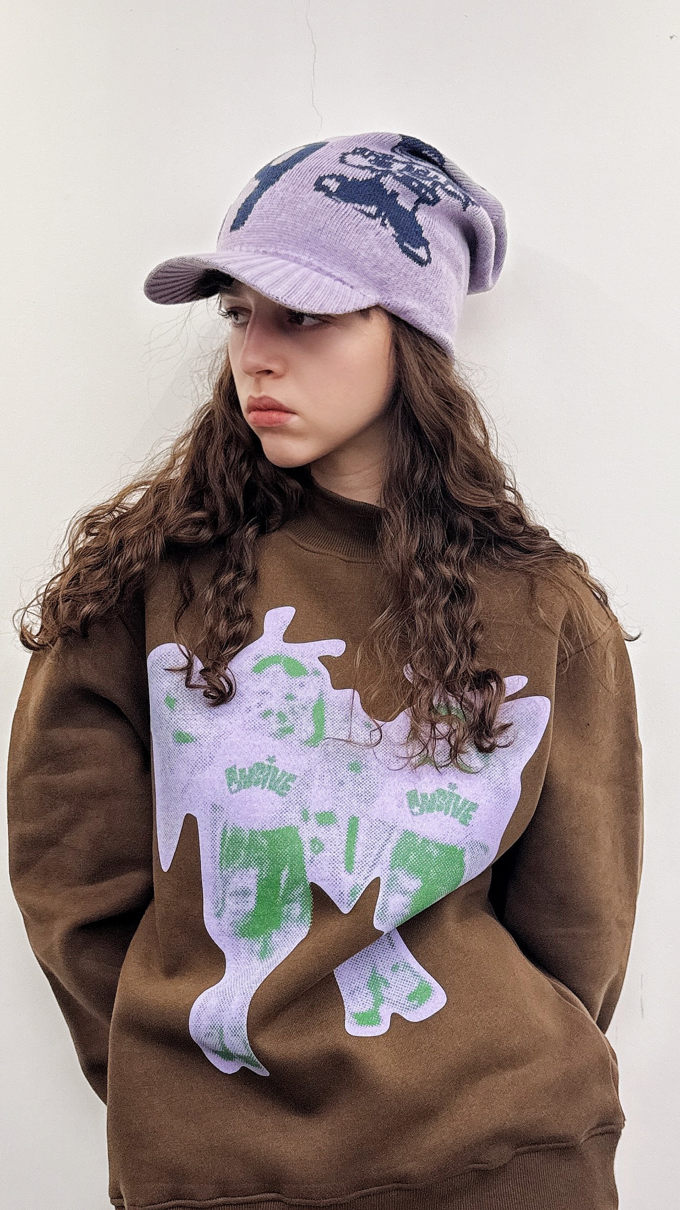 LUSIVE WORKSHOP 69號滑板米奇針織堆帽