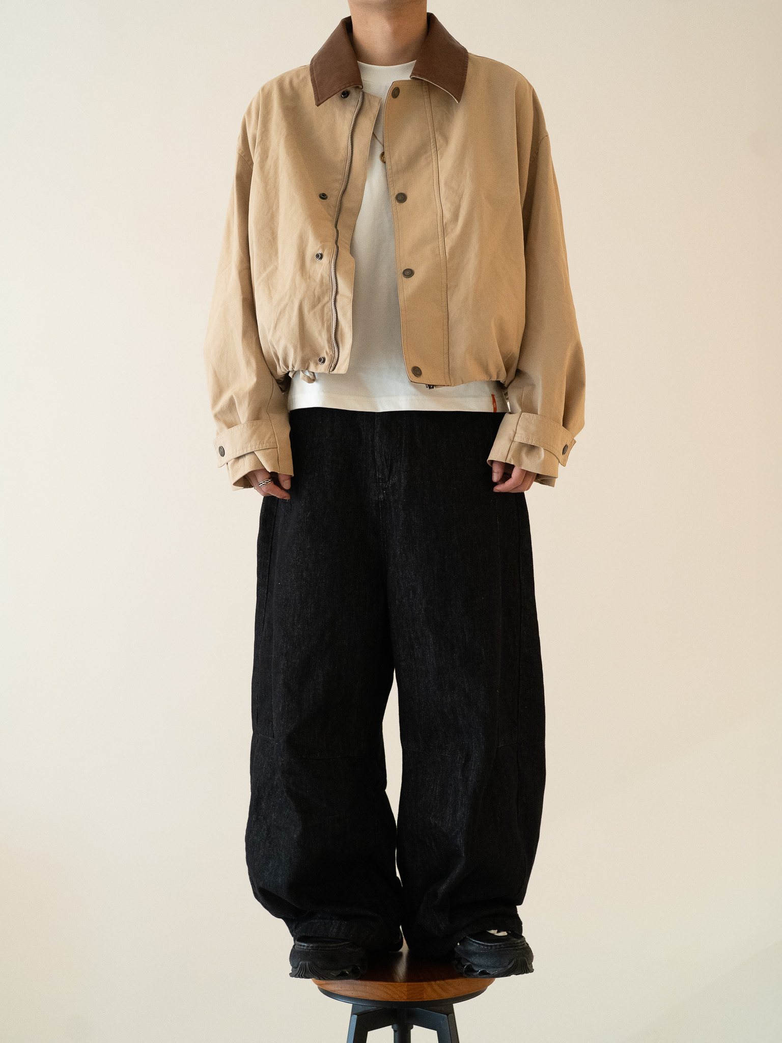 OurPick Cropped Barn Jacket 復古巴恩風寬短外套 2色